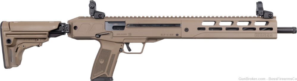 Ruger LC Carbine 5.7x28mm Semi-Auto Rifle 16.25" FDE 20rd 19306-img-3