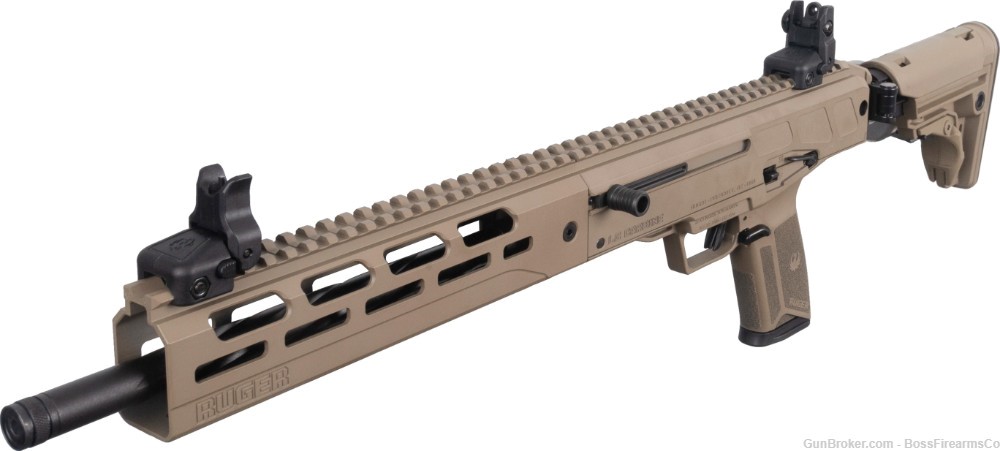 Ruger LC Carbine 5.7x28mm Semi-Auto Rifle 16.25" FDE 20rd 19306-img-0