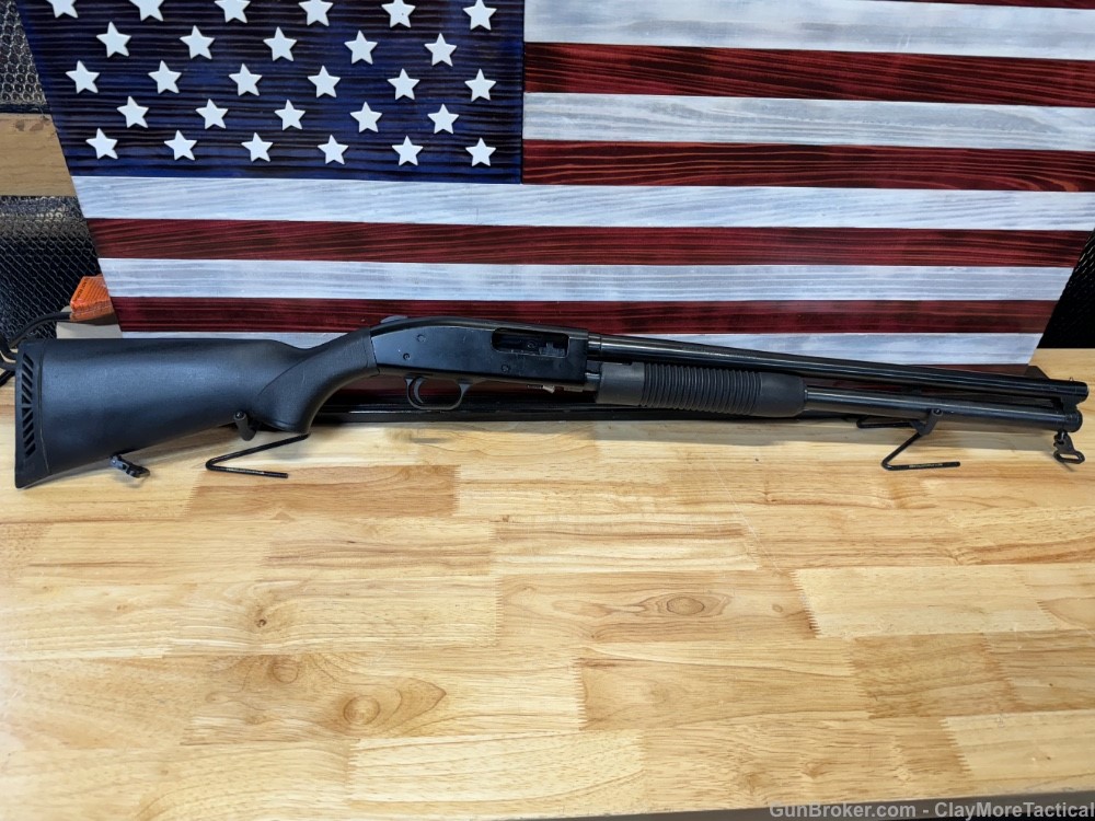 Mossberg 500A- 12 gauge 20" with extended tube-Used-img-0