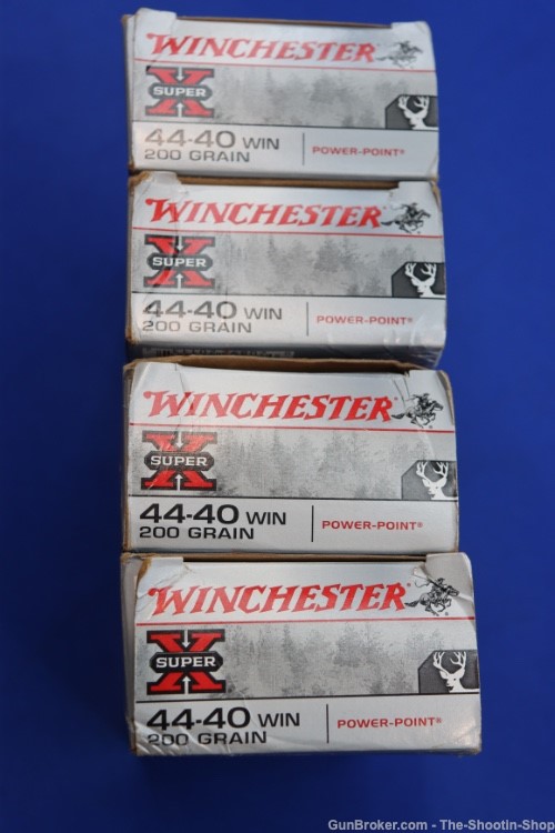 Winchester Power Point 44-40 WIN Rifle Ammunition 200RD Ammo Lot 200GR SP-img-2