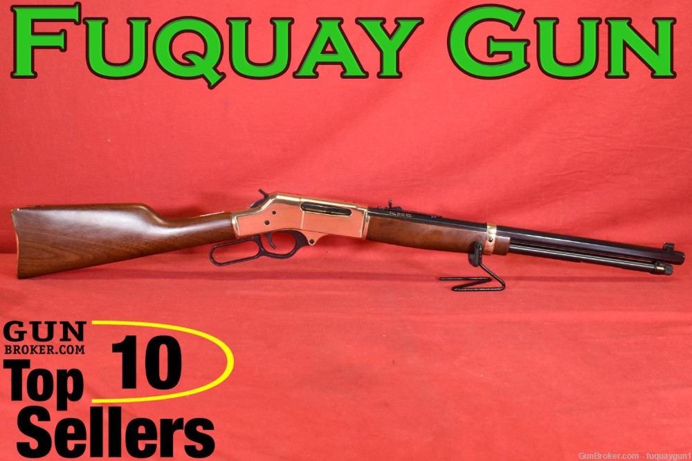 Henry Brass Lever Action 30-30 20" Octagon 5RD H009B Lever-Action-img-0