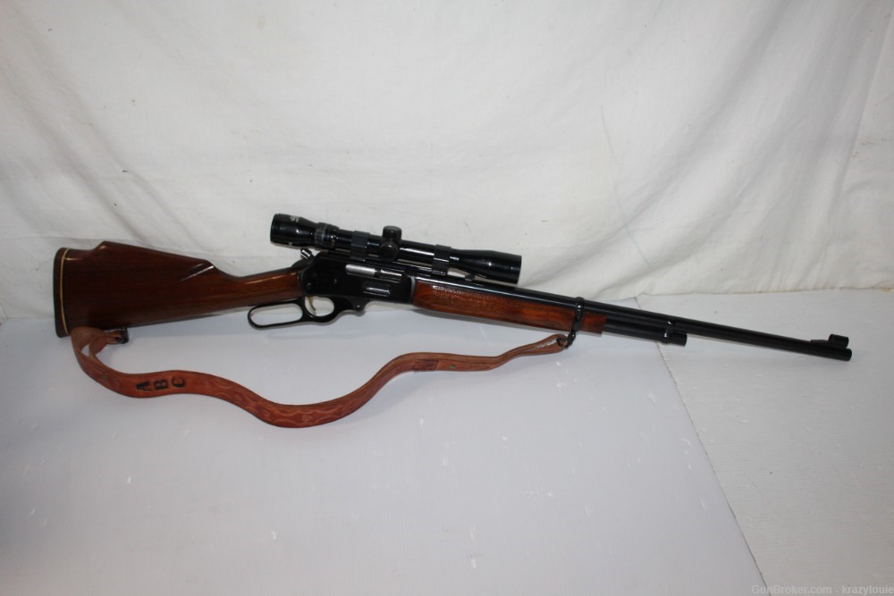 Vtg Marlin 444 Lever Rifle 24" Micro Groove JM Marked 1966 w/ Scope NICE-img-9