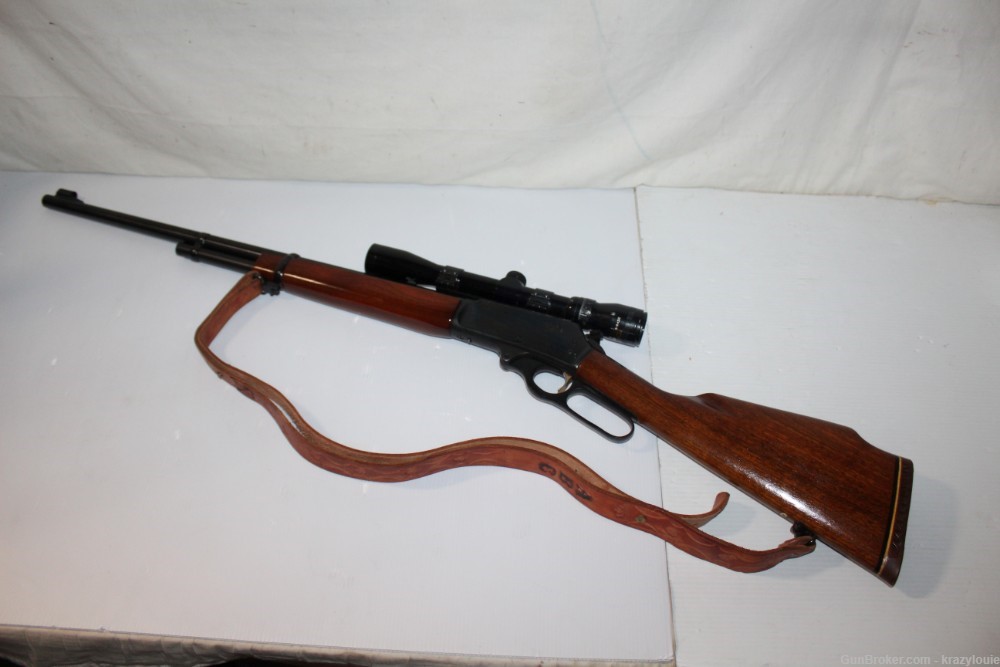 Vtg Marlin 444 Lever Rifle 24" Micro Groove JM Marked 1966 w/ Scope NICE-img-10
