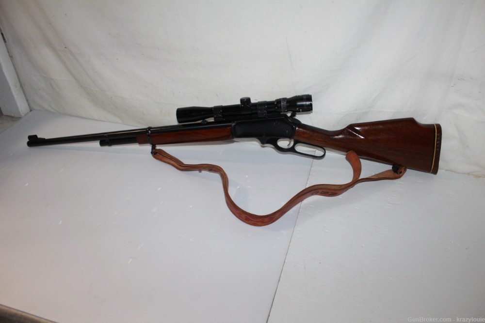 Vtg Marlin 444 Lever Rifle 24" Micro Groove JM Marked 1966 w/ Scope NICE-img-3