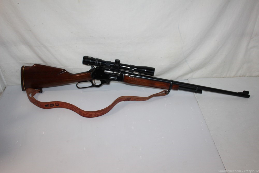 Vtg Marlin 444 Lever Rifle 24" Micro Groove JM Marked 1966 w/ Scope NICE-img-8