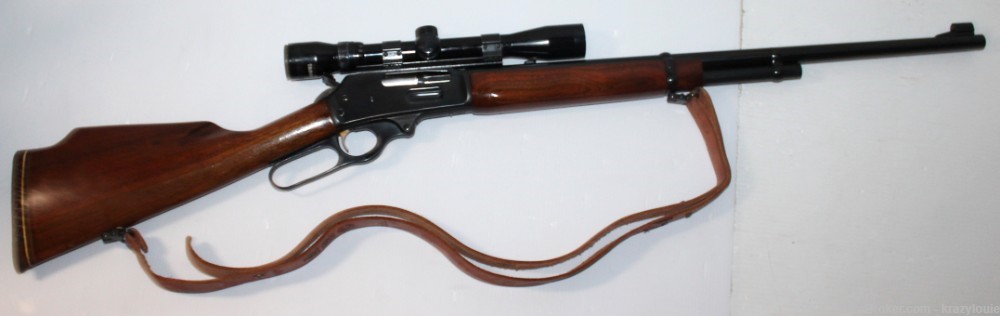 Vtg Marlin 444 Lever Rifle 24" Micro Groove JM Marked 1966 w/ Scope NICE-img-6