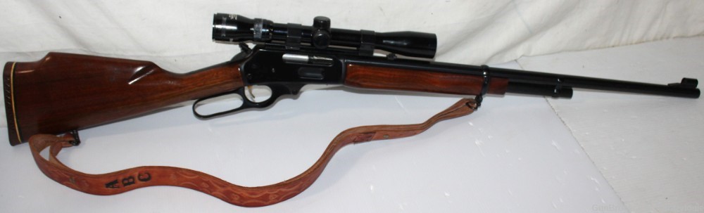 Vtg Marlin 444 Lever Rifle 24" Micro Groove JM Marked 1966 w/ Scope NICE-img-0