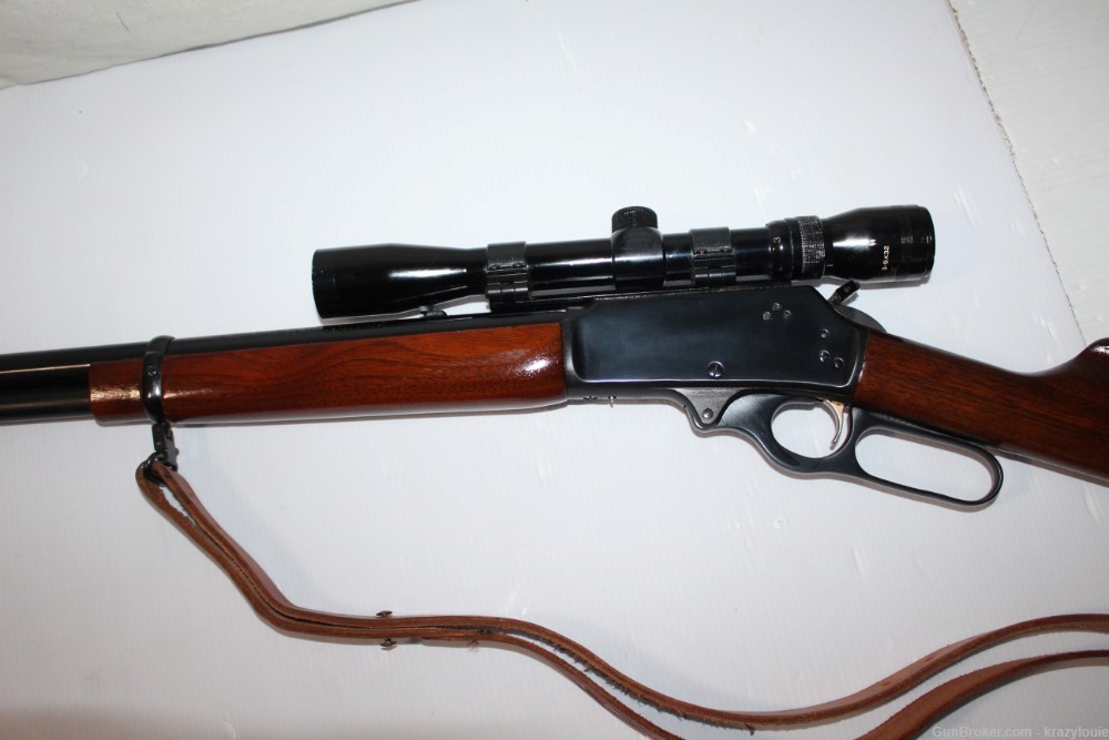 Vtg Marlin 444 Lever Rifle 24" Micro Groove JM Marked 1966 w/ Scope NICE-img-22