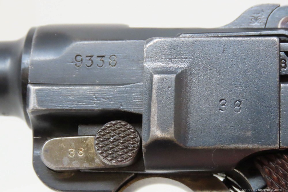 Double Dated 1917/1920 WORLD WAR I DWM 9x19mm GERMAN LUGER Pistol   -img-5