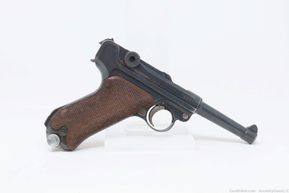 Double Dated 1917/1920 WORLD WAR I DWM 9x19mm GERMAN LUGER Pistol   -img-18