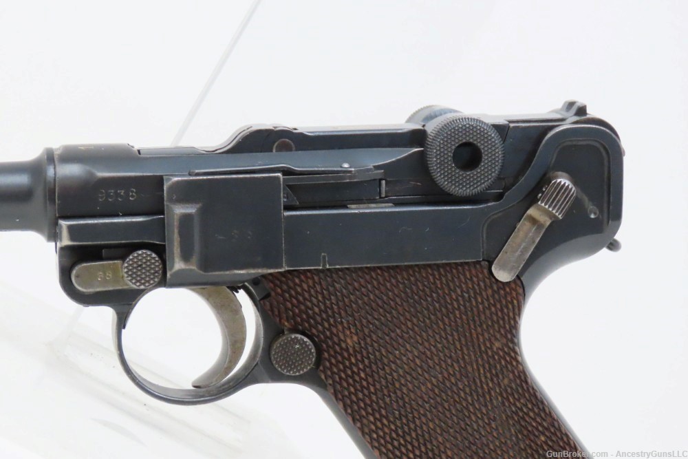 Double Dated 1917/1920 WORLD WAR I DWM 9x19mm GERMAN LUGER Pistol   -img-3