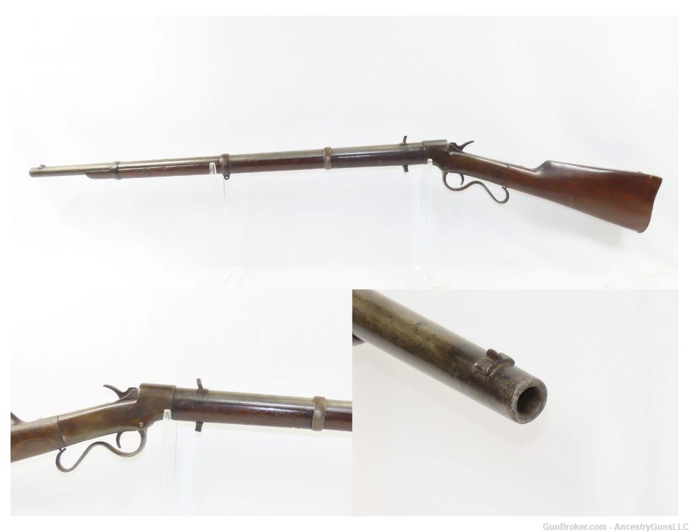 RARE KENTUCKY Contract CIVIL WAR Era Ball & Williams BALLARD Military Rifle-img-0