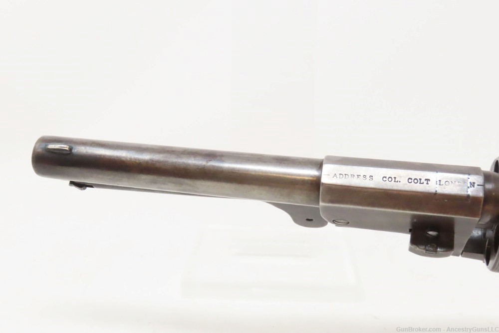 CASED Antique COLT Hartford English DRAGOON .44 Percussion SCARCE Revolver -img-13