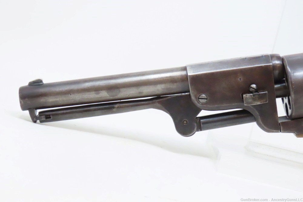 CASED Antique COLT Hartford English DRAGOON .44 Percussion SCARCE Revolver -img-8