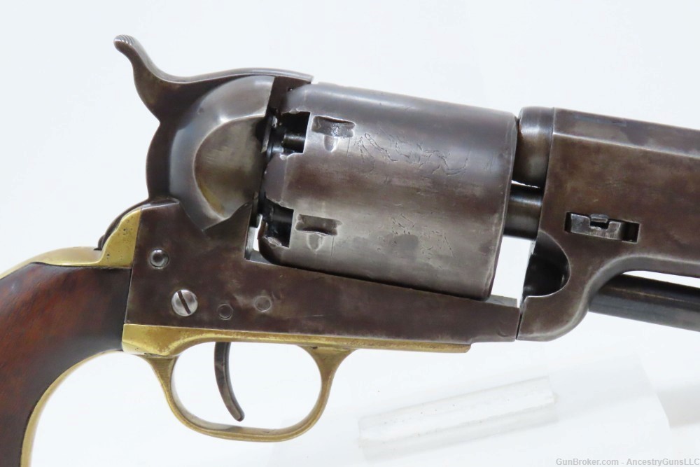 CASED Antique COLT Hartford English DRAGOON .44 Percussion SCARCE Revolver -img-22