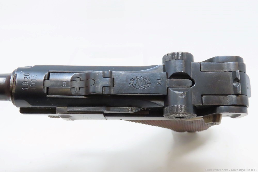 DÜSSELDORF POLICE 1915/1920 DOUBLE DATE LUGER Pistol DWM 9x19mm WWI  II C&R-img-11
