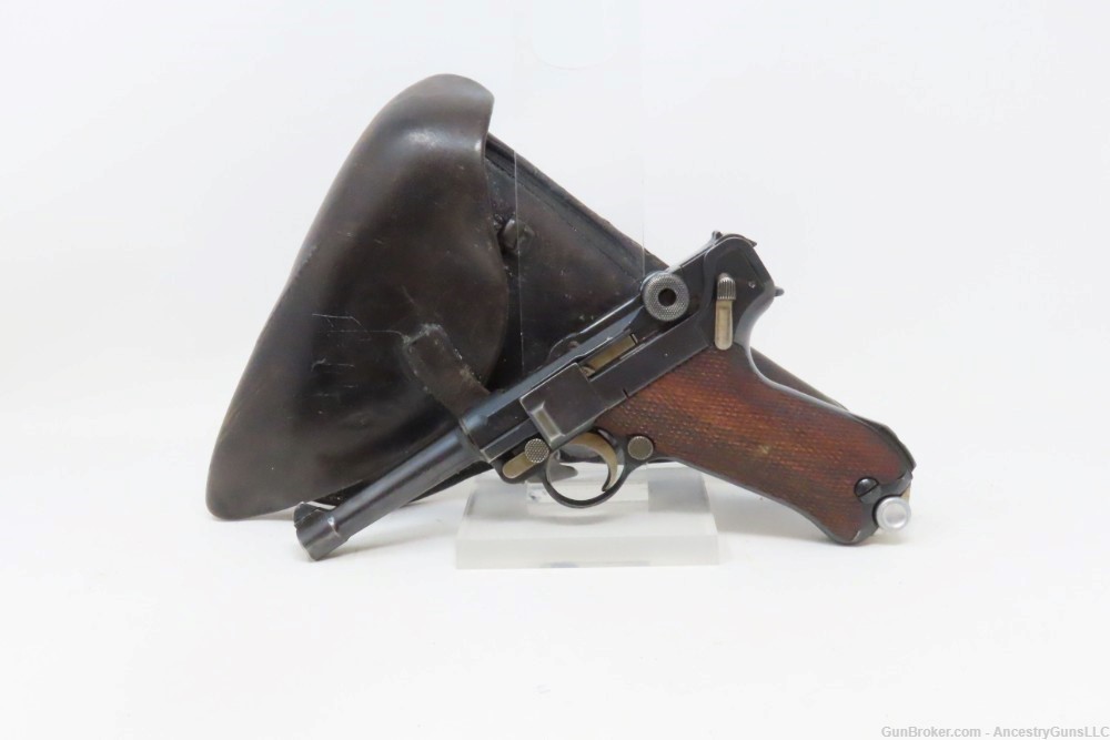 DÜSSELDORF POLICE 1915/1920 DOUBLE DATE LUGER Pistol DWM 9x19mm WWI  II C&R-img-1