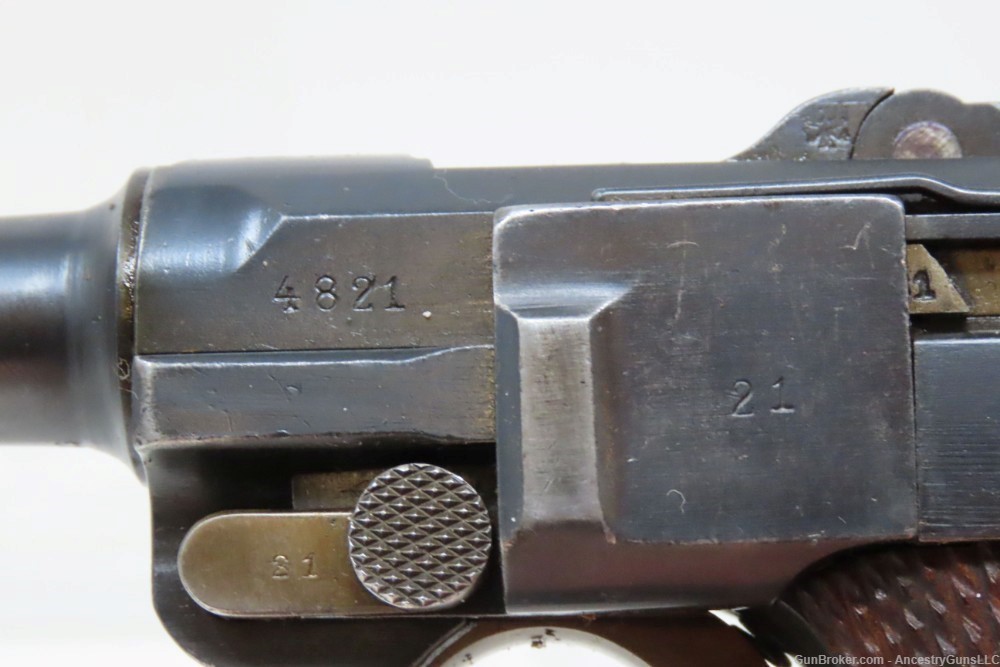 DÜSSELDORF POLICE 1915/1920 DOUBLE DATE LUGER Pistol DWM 9x19mm WWI  II C&R-img-8