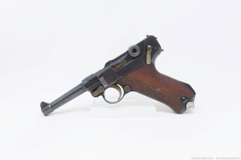 DÜSSELDORF POLICE 1915/1920 DOUBLE DATE LUGER Pistol DWM 9x19mm WWI  II C&R-img-4