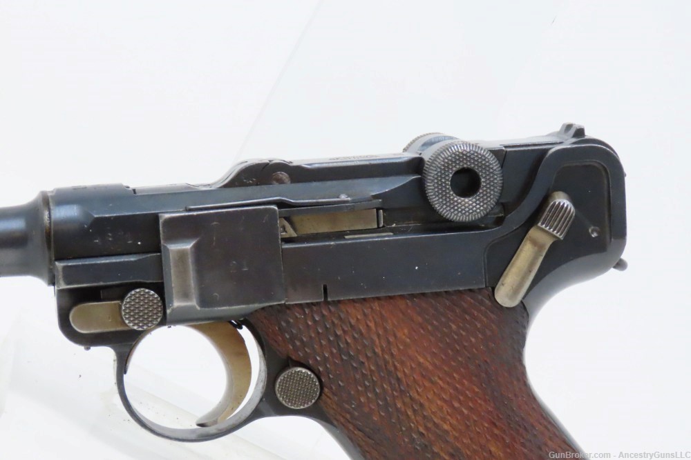 DÜSSELDORF POLICE 1915/1920 DOUBLE DATE LUGER Pistol DWM 9x19mm WWI  II C&R-img-6