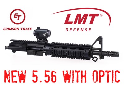 LMT 10½" 1/7 5.56mm NEW Flat-Top Upper w/Crimson Trace Red Dot