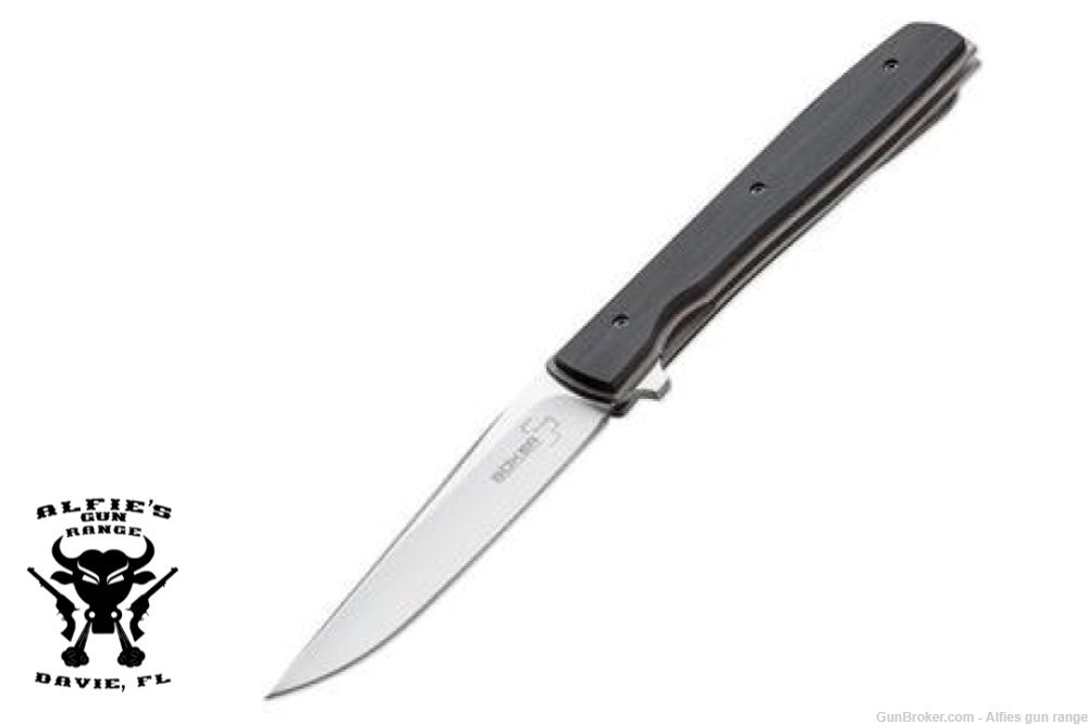 Boker Plus 01BO732 Urban Trapper Folding Pocket Knife W/ Black G-10 Handle-img-0