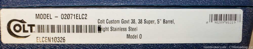 Rare Colt Custom Shop 1911 Bright Stainless 5" .38 Super VERY NICE!!!-img-16
