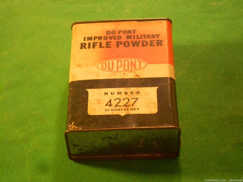Vintage Dupont Powder Can, Gunpowder Can-img-2