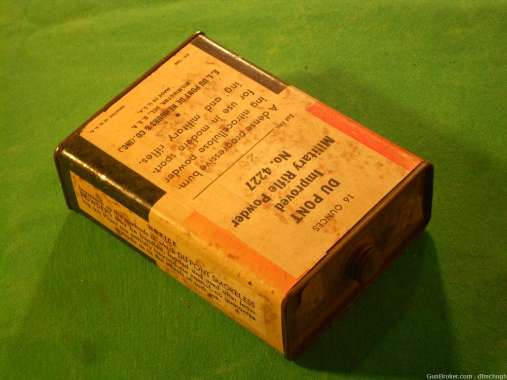 Vintage Dupont Powder Can, Gunpowder Can-img-5