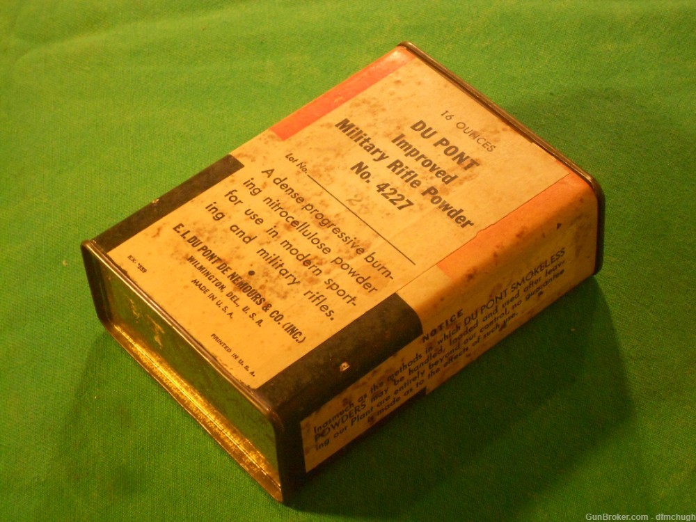 Vintage Dupont Powder Can, Gunpowder Can-img-7
