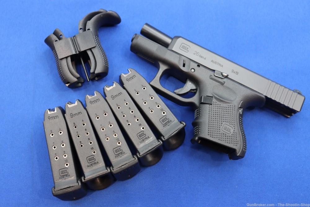 Glock Model G26 Gen4 Pistol 9MM 10RD 5-MAGS Austria NIGHT SIGHTS 26 GEN 4 -img-18