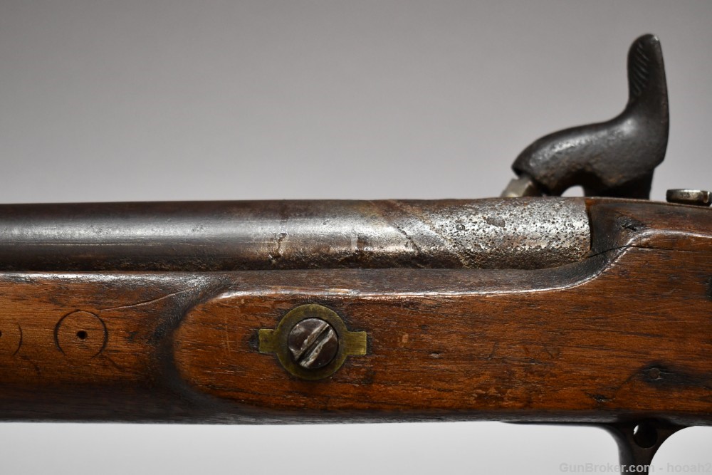 Cut Down Antique British Tower Musket 1862 Dated 60 Caliber READ-img-12