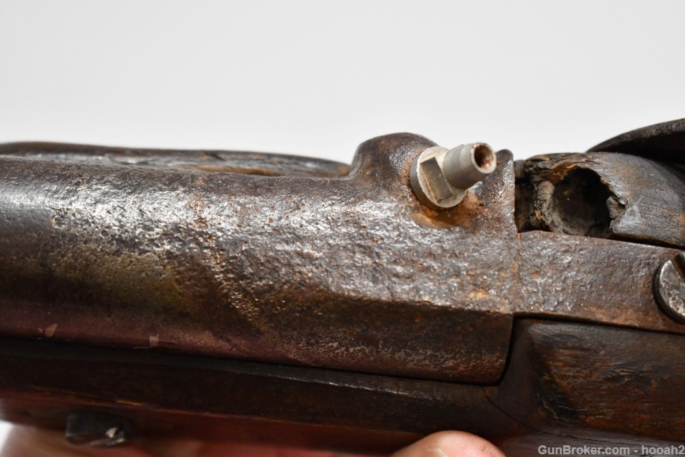 Cut Down Antique British Tower Musket 1862 Dated 60 Caliber READ-img-43