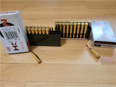 Hornady Match 6mm Creedmore ammo 108 gr  Eld Match & Nosler 6mm Cr..70 gr