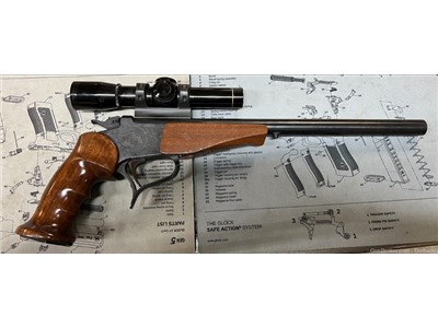 Thompson Center Contender .445 Super 14" Pistol w/ Leupold 2x scope T/C 