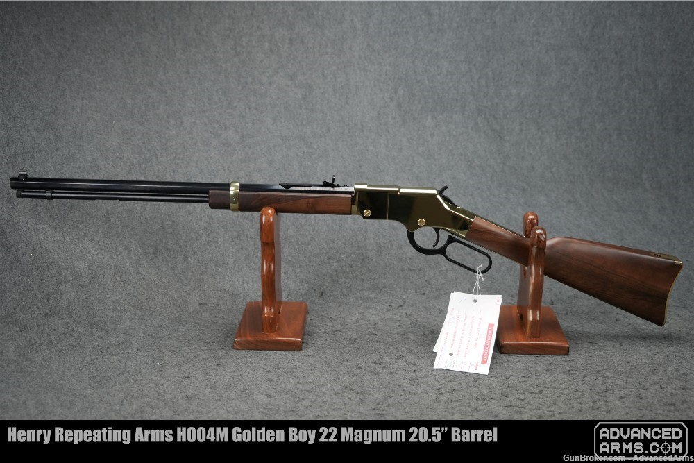 Henry Repeating Arms H004M Golden Boy 22 Magnum 20.5” Barrel-img-1