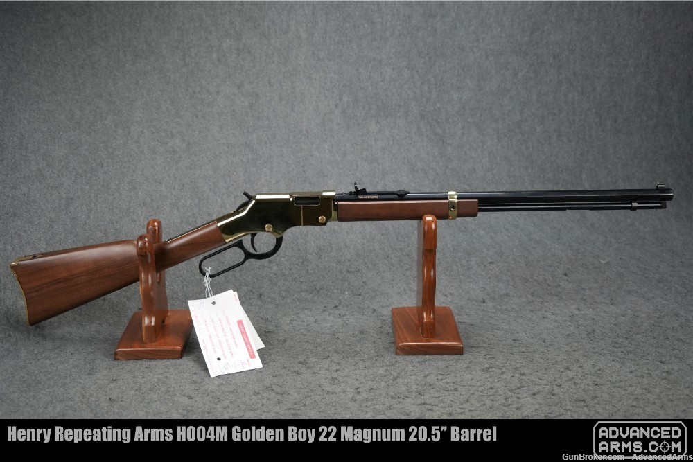 Henry Repeating Arms H004M Golden Boy 22 Magnum 20.5” Barrel-img-0