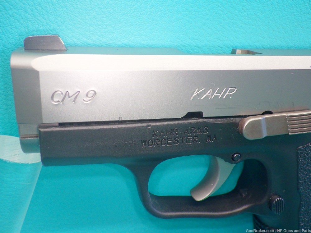 Kahr CM9 9mm 3"bbl Pistol W/2 Mags.-img-8