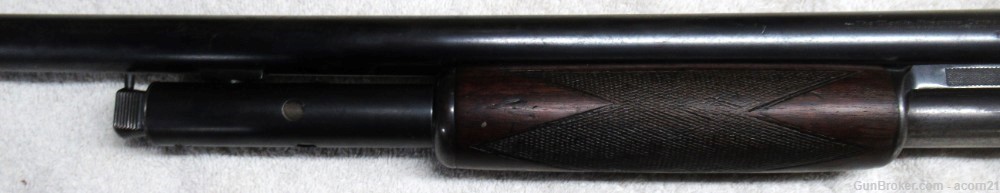 Marlin Mod 34 Pump Shotgun, 12 ga, 1926, 26 in, Polly Choke, Very Good-img-8