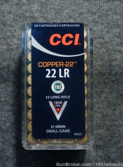 CCI Copper 22 LR 2015 SEALED NOTE-img-0