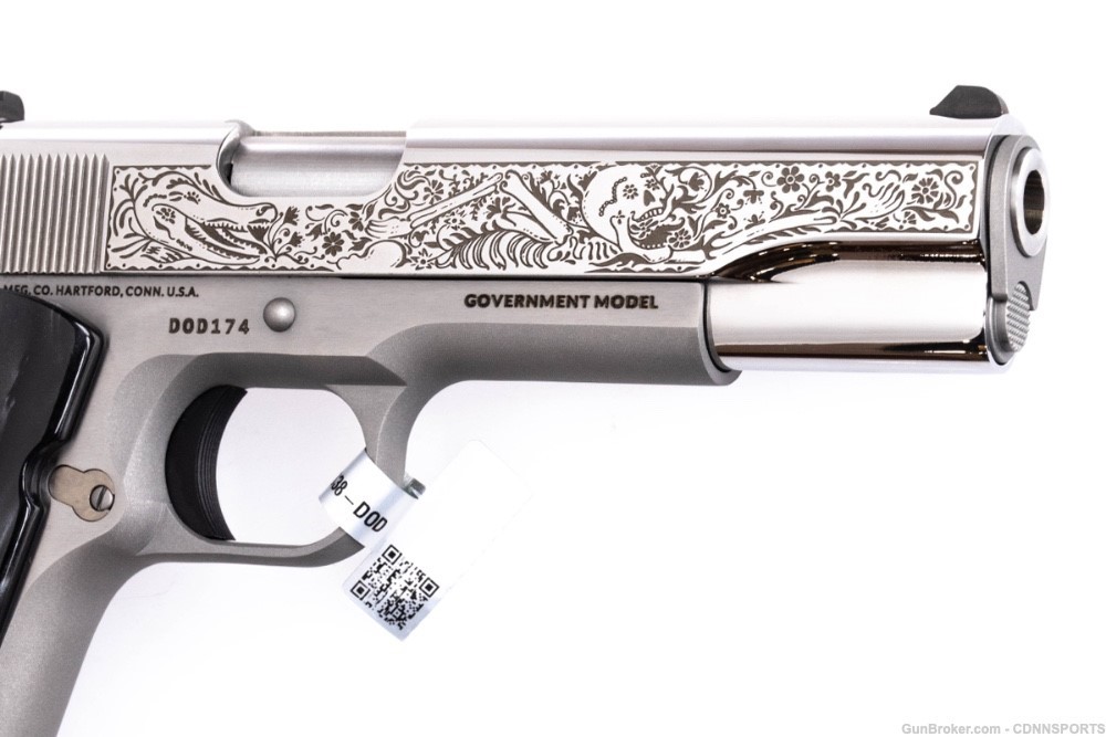 TALO Colt Day of the Dead 1911 Stainless .38 Super #174 of 500 NEW IN BOX-img-8