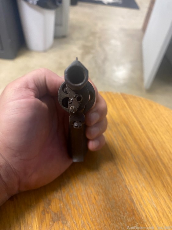 Belgian Acier folding trigger revolver RARE - Shelf Tag 475-img-5