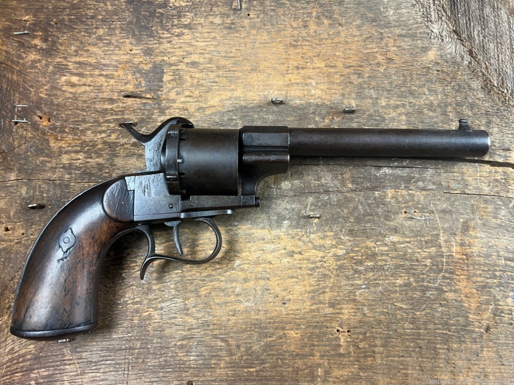  LeFacheaux Pinfire Revolver Brevette Marked -img-8