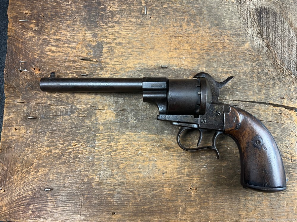  LeFacheaux Pinfire Revolver Brevette Marked -img-9