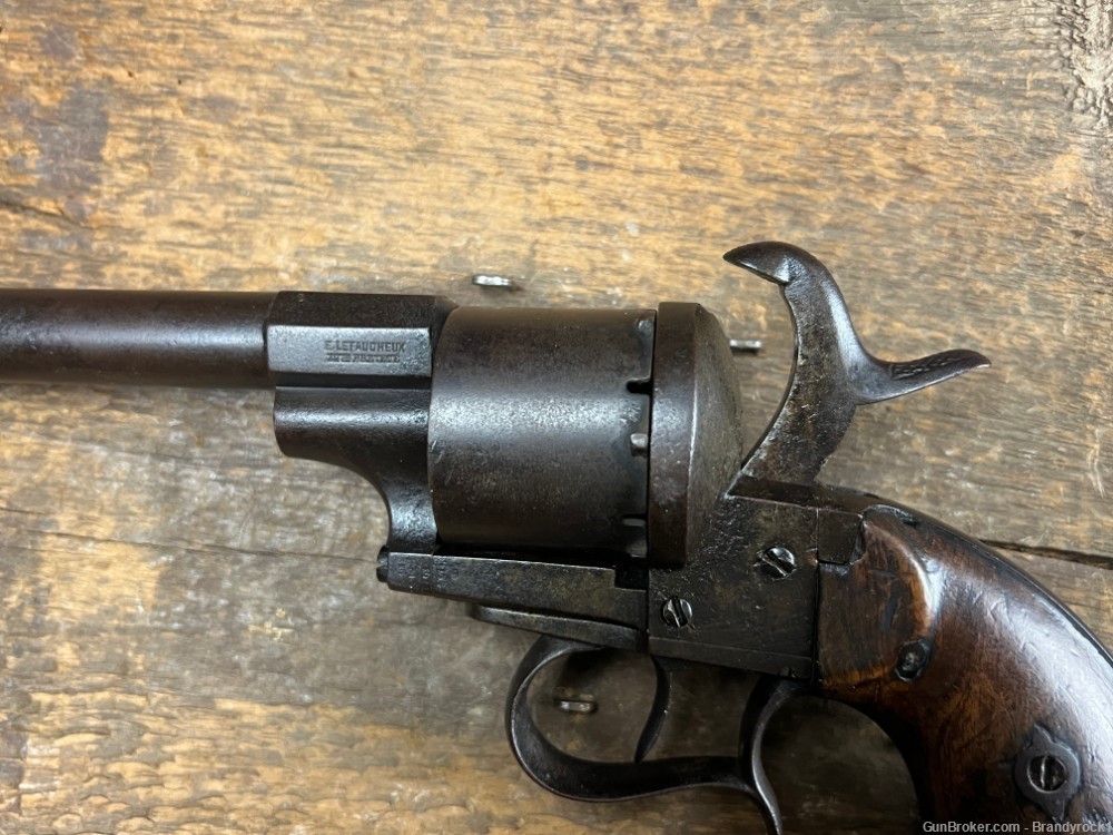  LeFacheaux Pinfire Revolver Brevette Marked -img-15