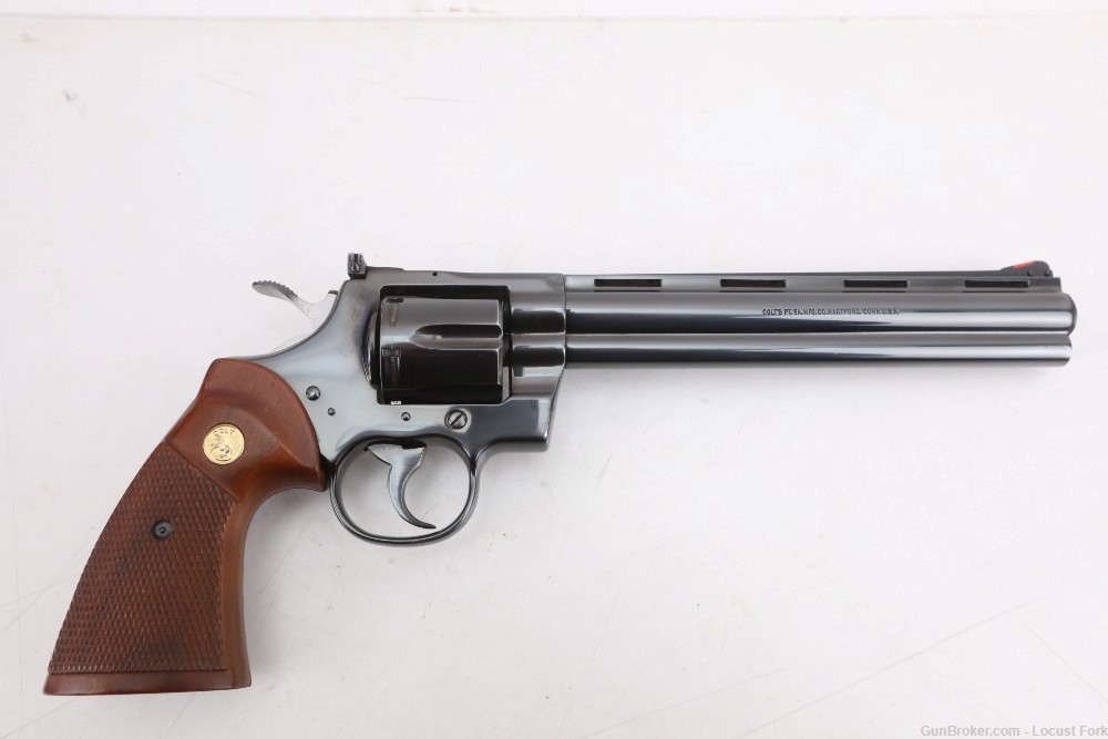 Colt Python 357 Magnum 8" Blue Custom Shop 1962 C&R Near Mint w/ Box NoRsrv-img-2