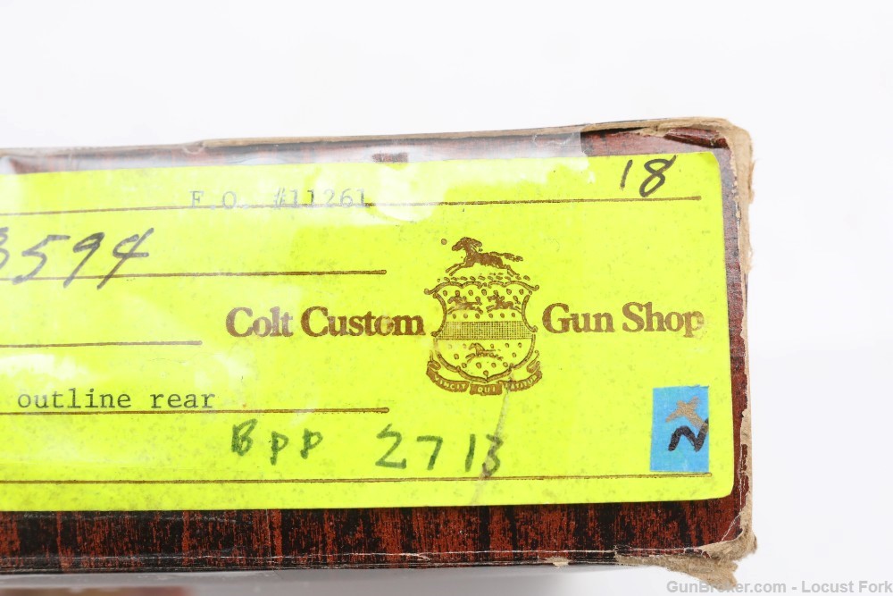 Colt Python 357 Magnum 8" Blue Custom Shop 1962 C&R Near Mint w/ Box NoRsrv-img-47