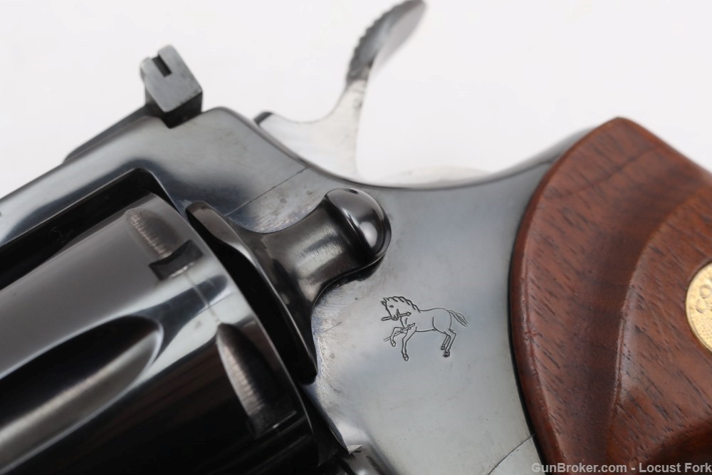Colt Python 357 Magnum 8" Blue Custom Shop 1962 C&R Near Mint w/ Box NoRsrv-img-10