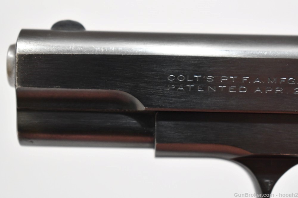 Nice Colt Model 1903 Type III Semi Auto Pistol 32 ACP 1922 C&R-img-13