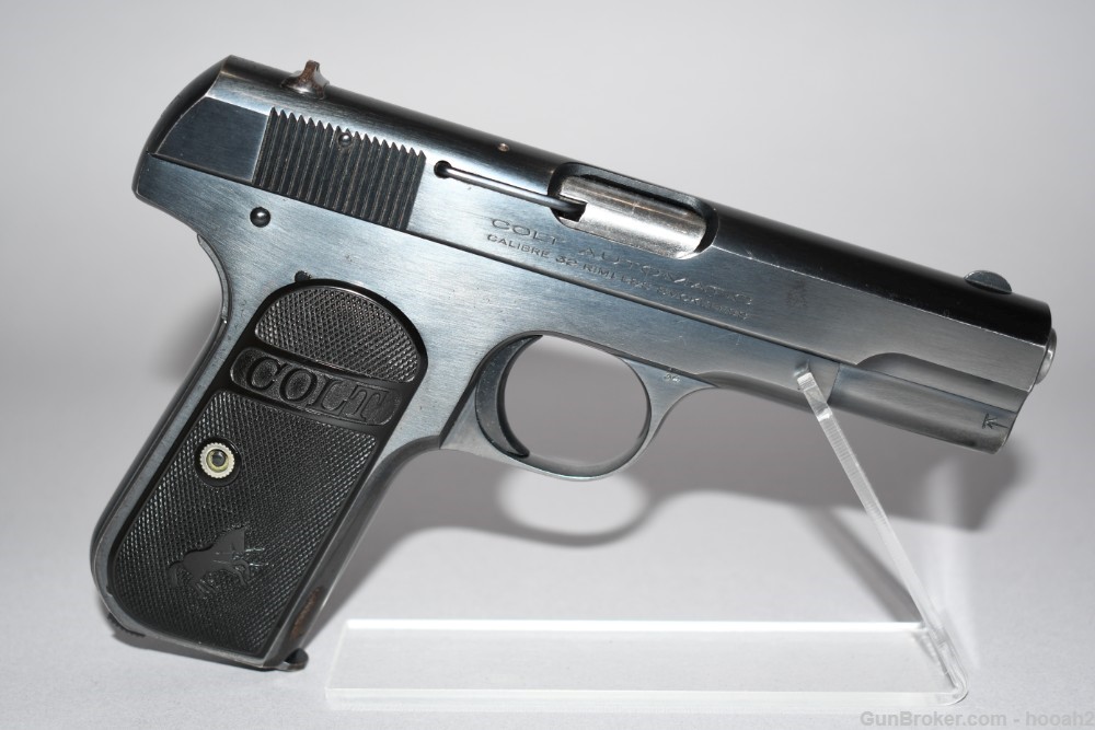 Nice Colt Model 1903 Type III Semi Auto Pistol 32 ACP 1922 C&R-img-0